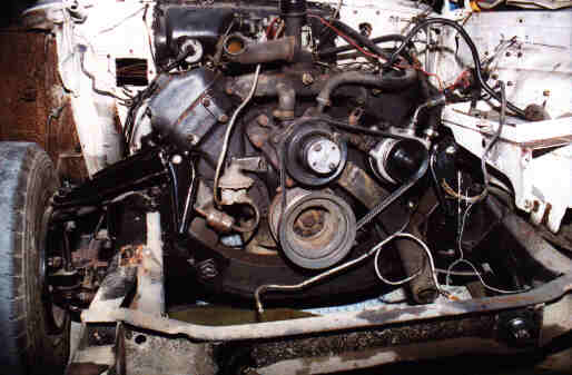 The 392 Hemi in black and rust paint (from Ghana...)