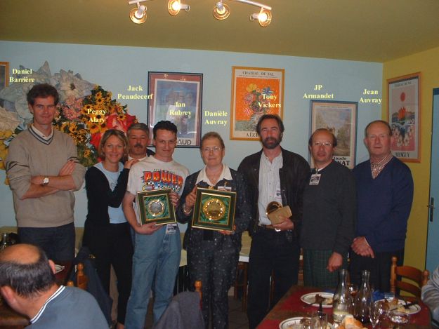 The winners ..